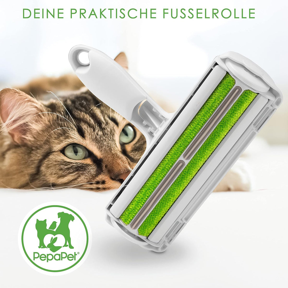 Furvexo**Dierenhaarverwijderaar voor Hond & Kat – Herbruikbare Haar- en Pluizenverwijderaar – Voor Bank, Meubels, Kleding & Tapijt – Eenvoudig & Snel Schoonmaken – Minder Dierenhaar, Minder Gedoe**